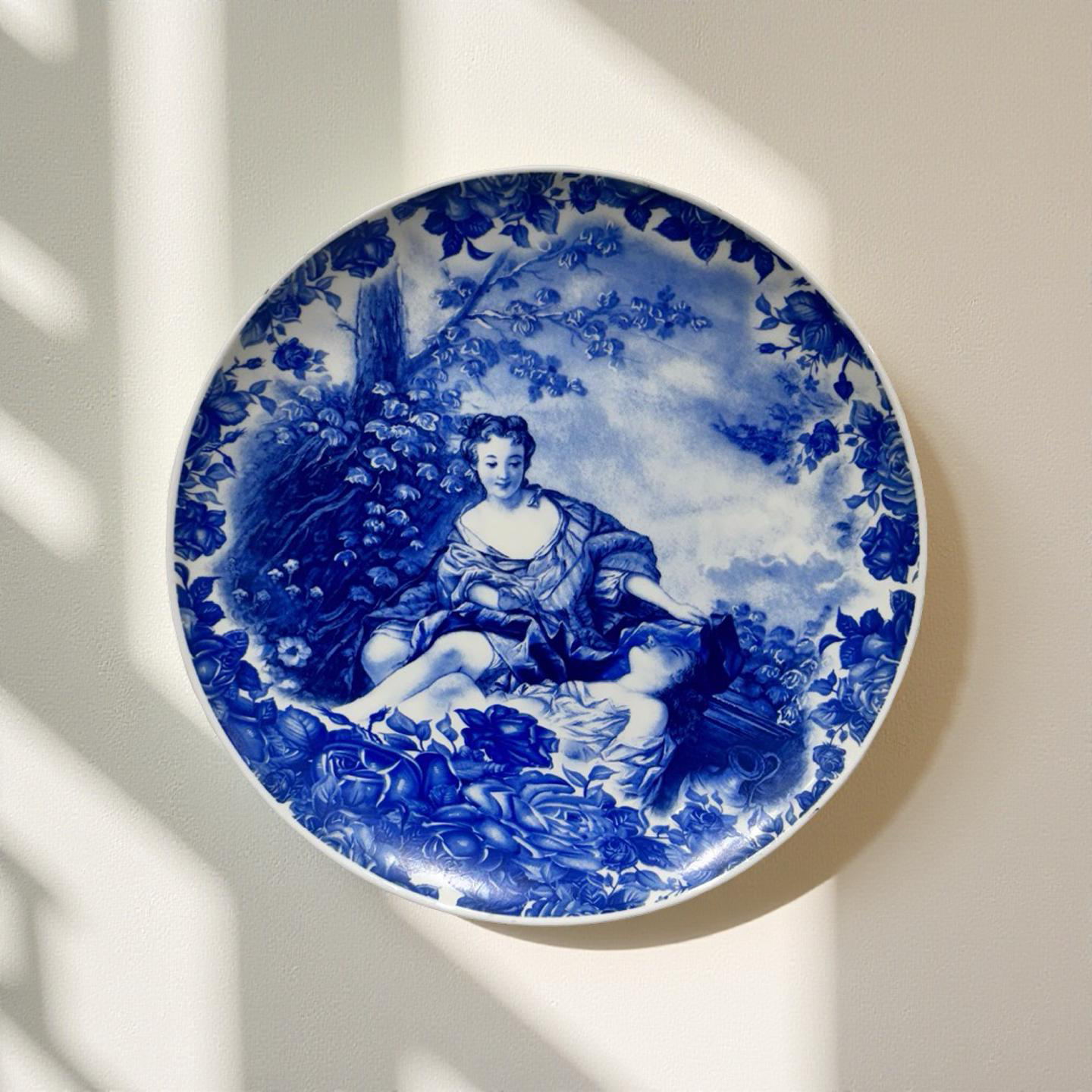 Decor Plate - Woman Sleeping Small