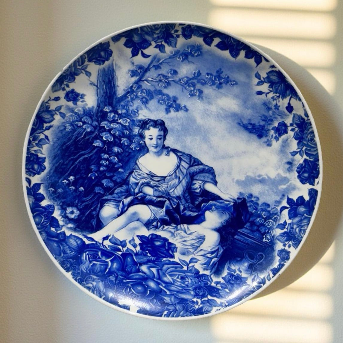 Decor Plate - Woman Sleeping Large