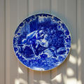 Decor Plate - Man with Flower (S)