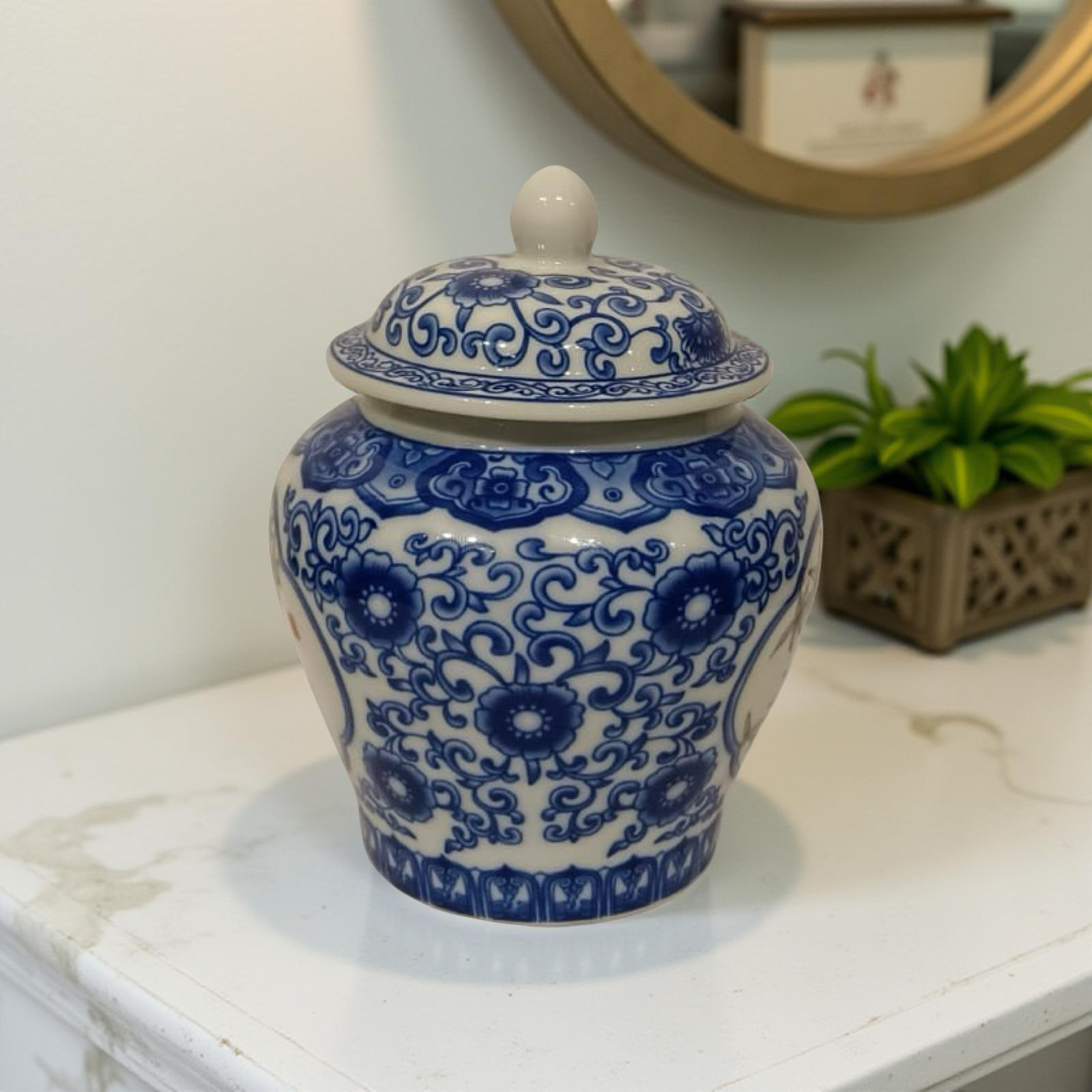 Decorative Jar - Mini Blue B
