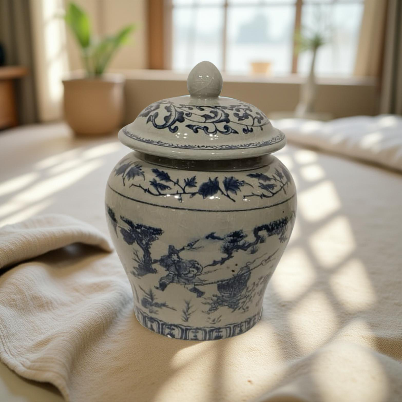 Decorative Jar - Mini Blue C