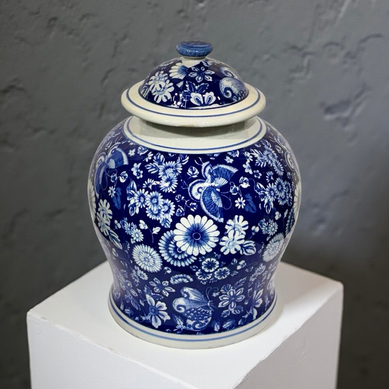 Decorative Jar - Albert Dark Blue