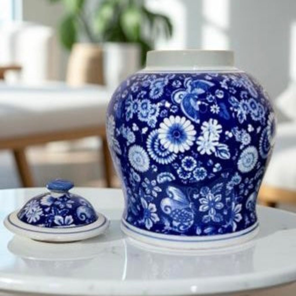 Decorative Jar - Albert Dark Blue