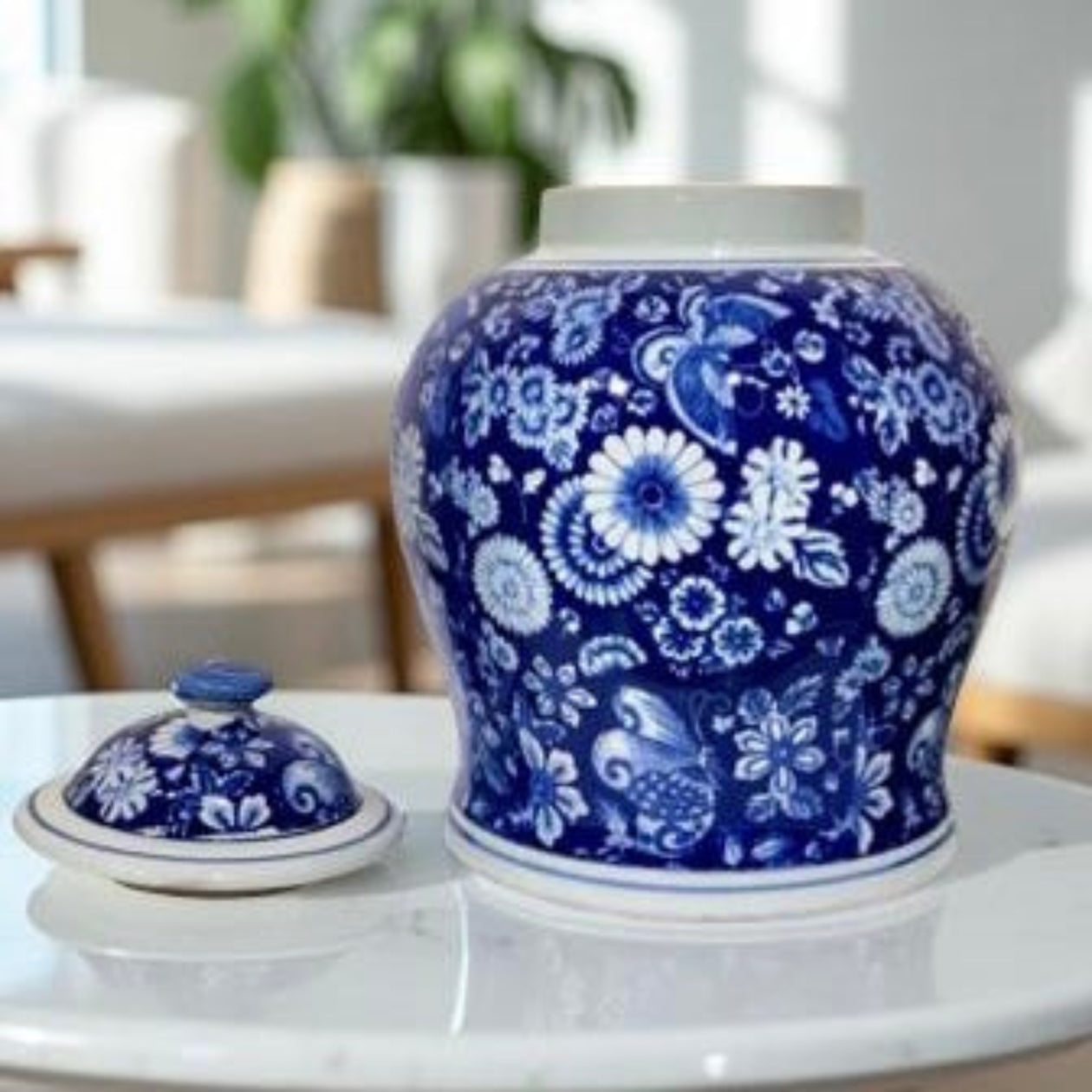 Decorative Jar - Albert Dark Blue