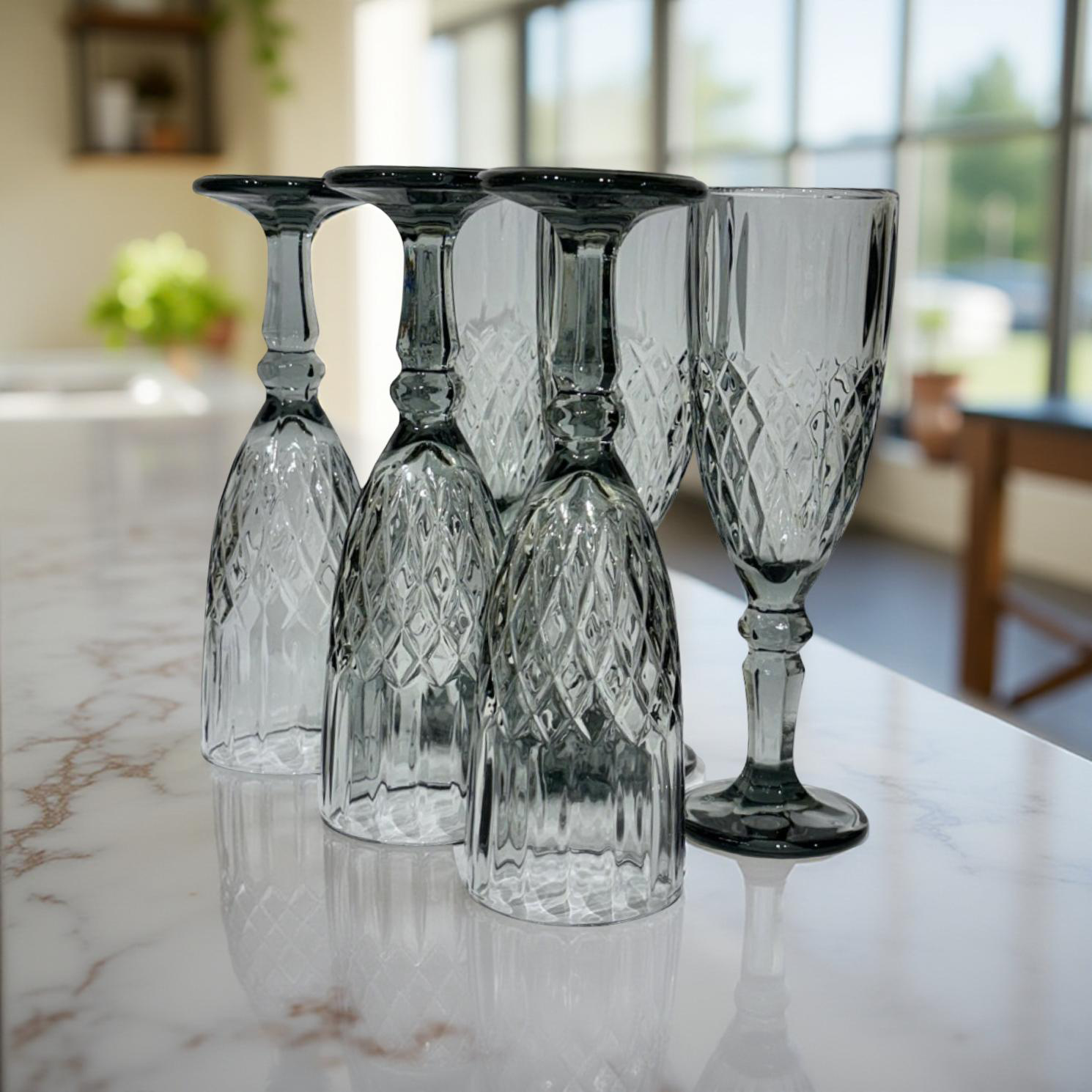 Delisoja - Flute Glass Grey S06