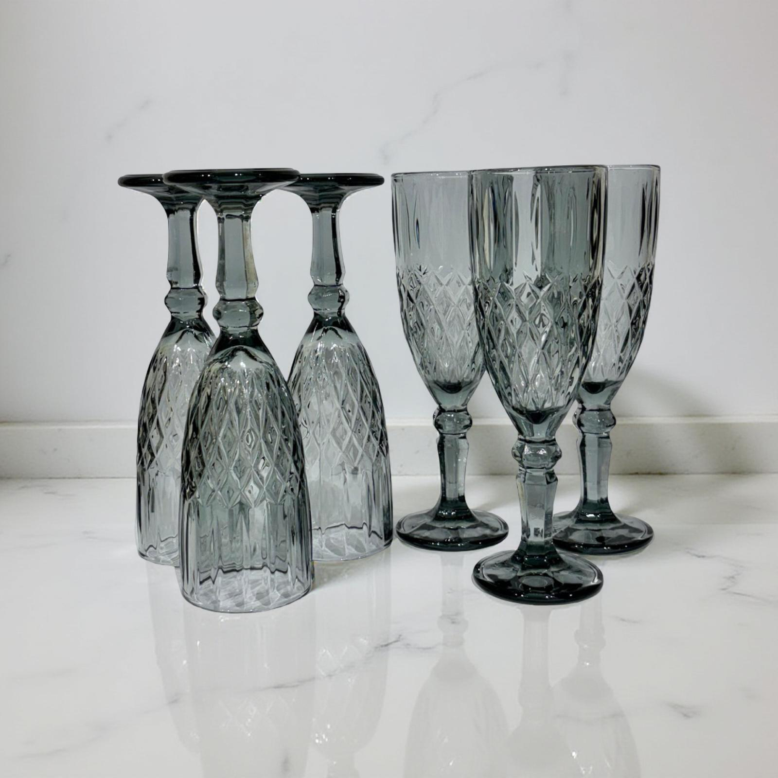 Delisoja - Flute Glass Grey S06