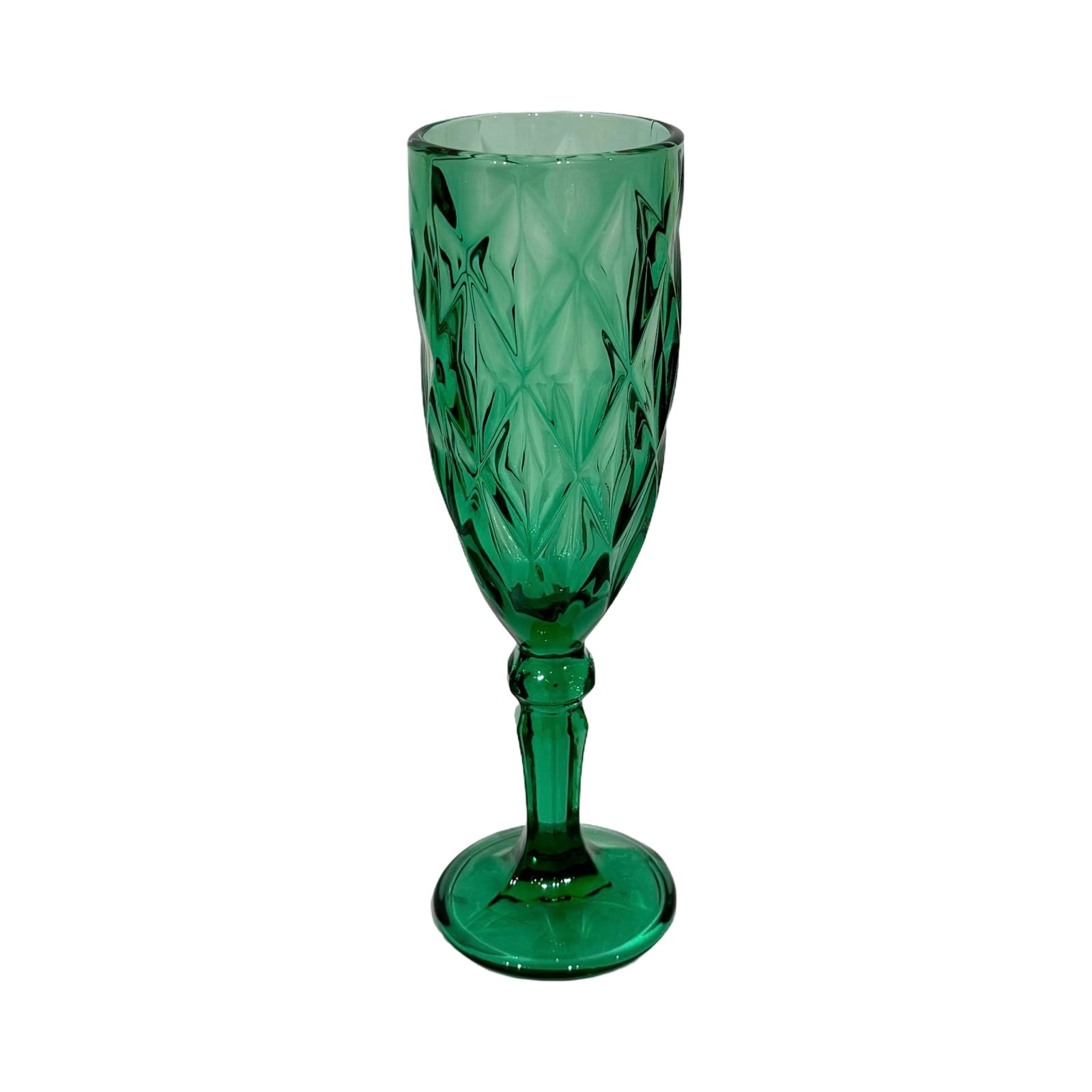 Deli - Flute Glass Green S06
