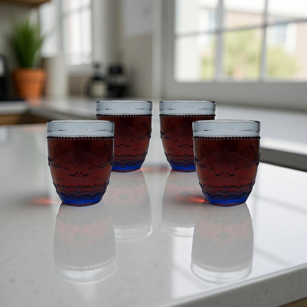 Elena - Blue Water Glass S06