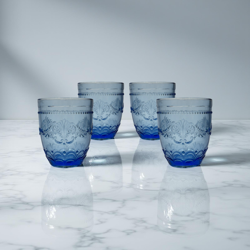 Elena - Blue Water Glass S06
