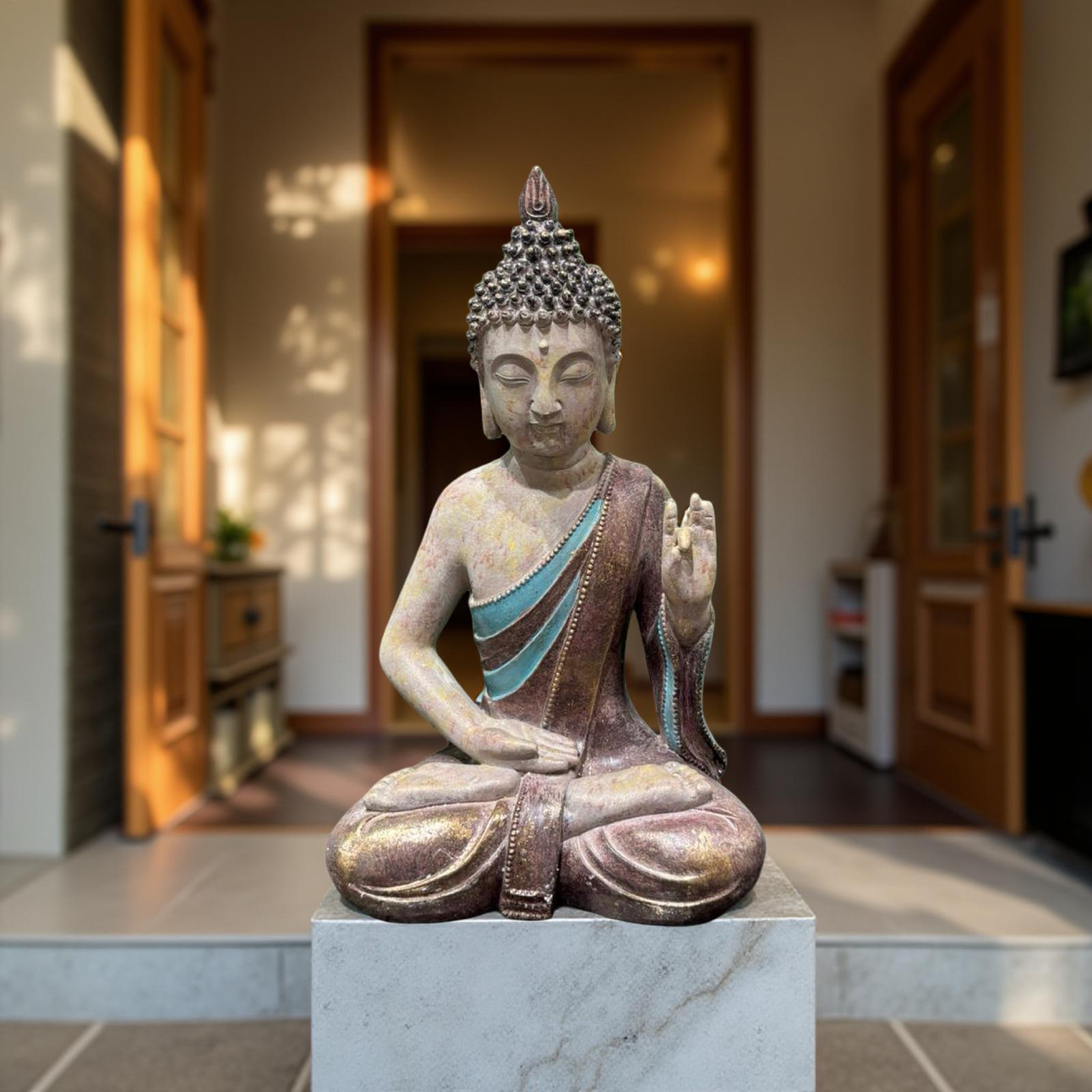 Decorative Ash Blue Buddha (B)