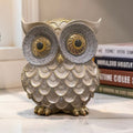 Decor - Gold Winged Standing Owl
