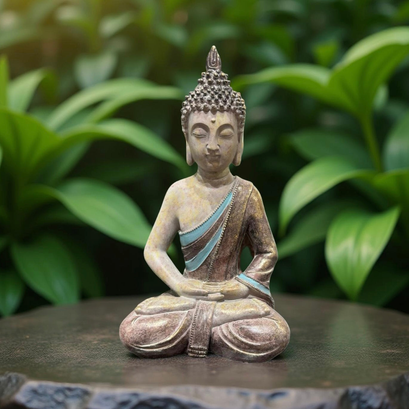 Decorative Ash Blue Buddha (A)