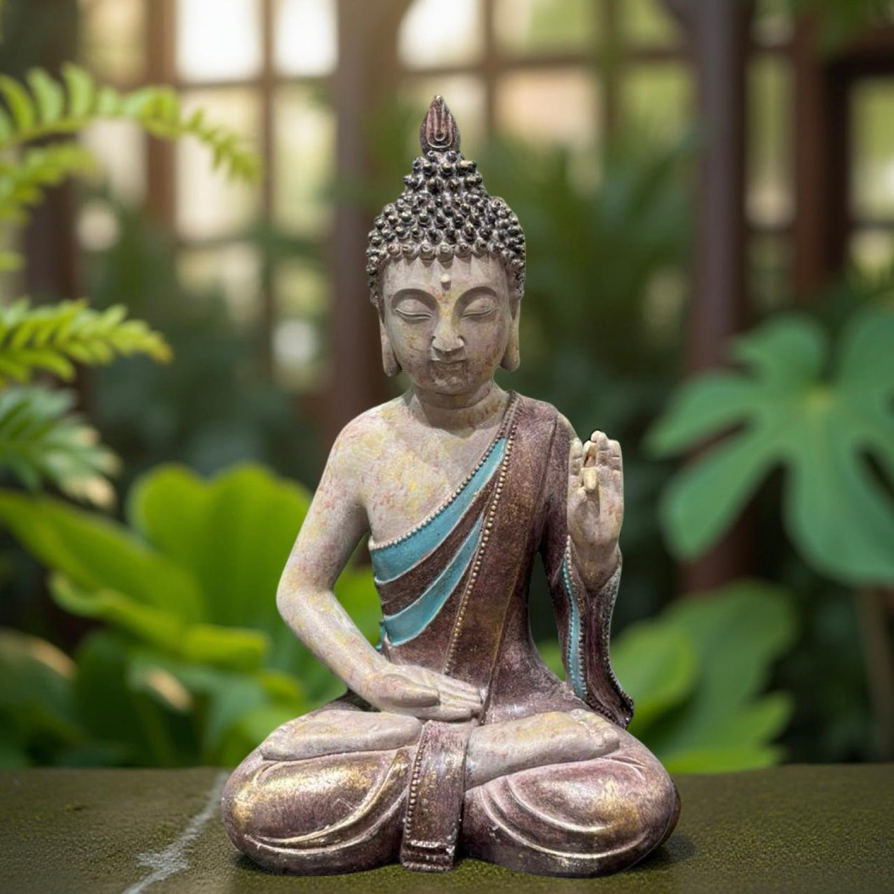 Decorative Ash Blue Buddha (B)