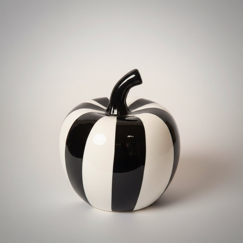Décor - Black & White Apple (L)