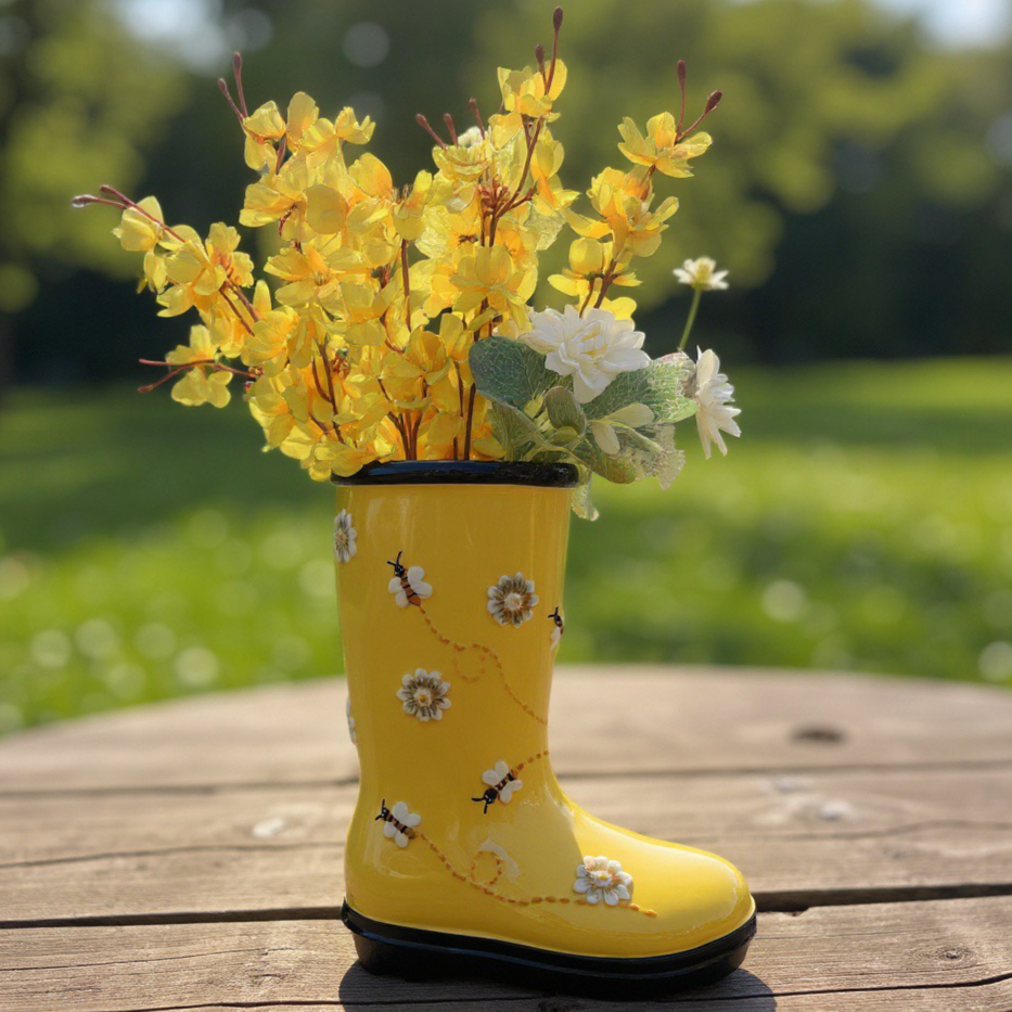 Decorative Yellow Shoe