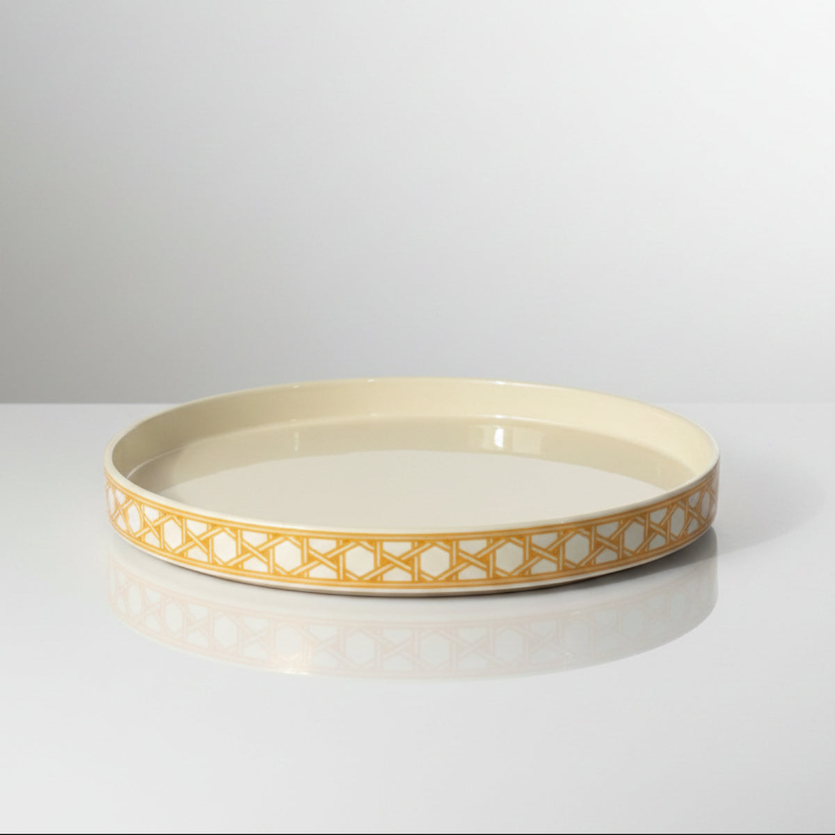 Bath Set Golden Palm Luxe White