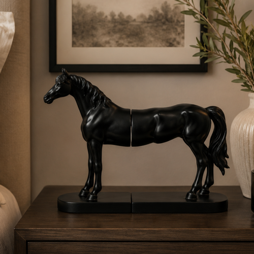 Bookend Black Beauty Horse