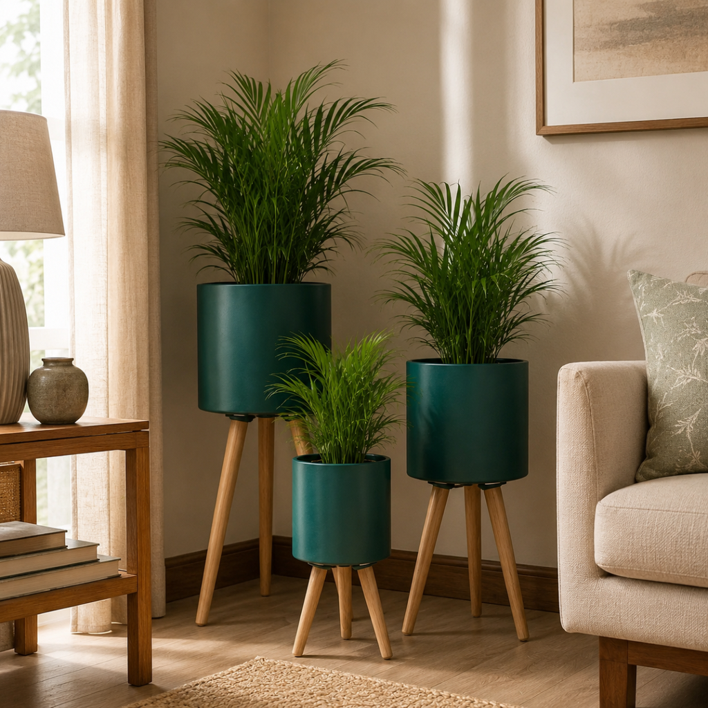 Tripod Planter Set of 3 – Green