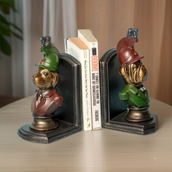 Book End Red Green Dog
