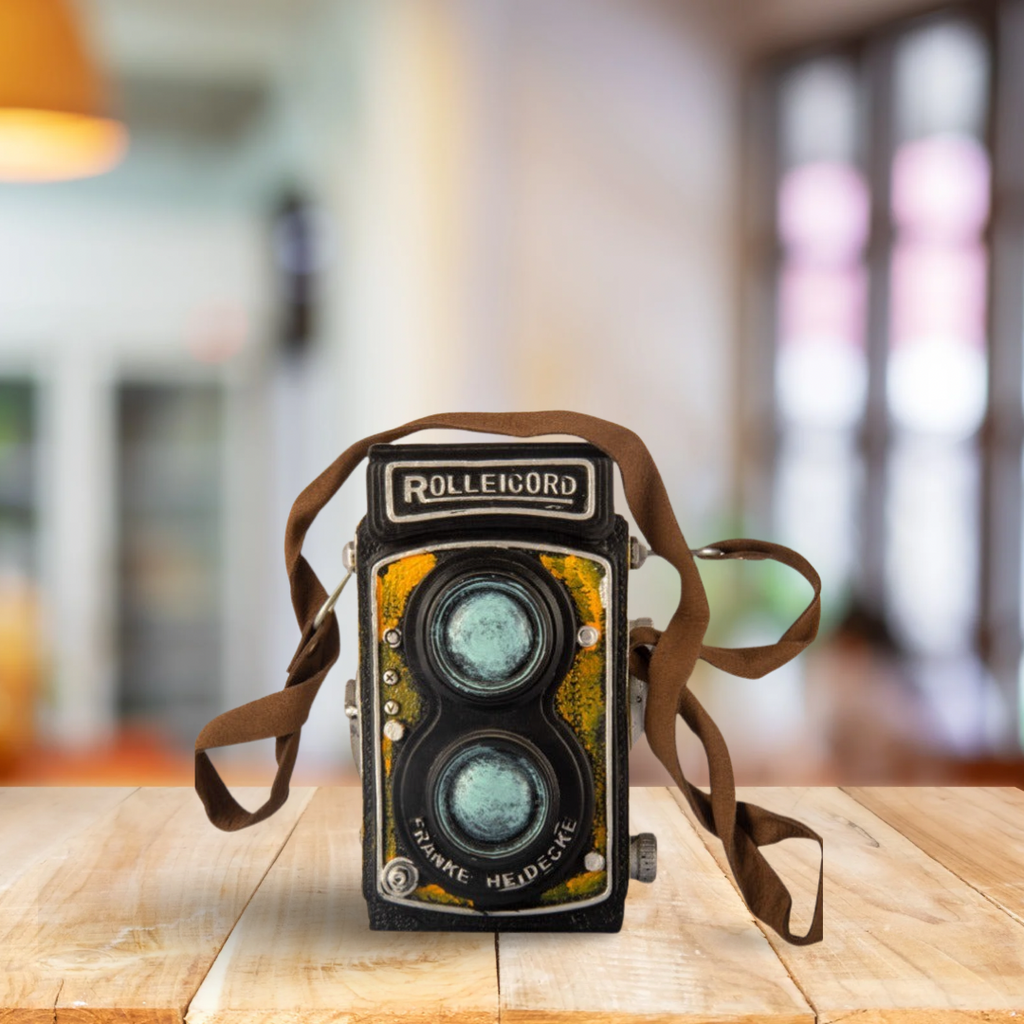 Decorative Camera Unique Yellow Rolleicord