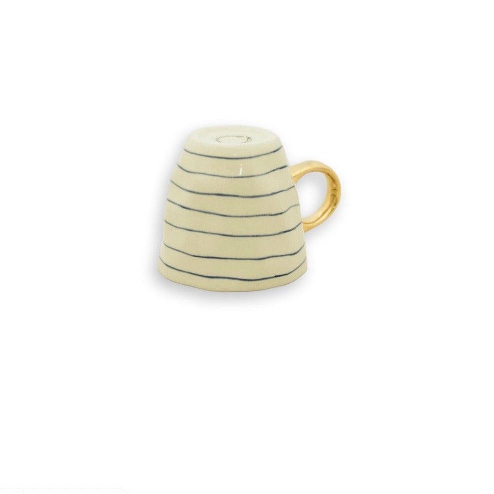 Estelle Mug Round Lines Blue