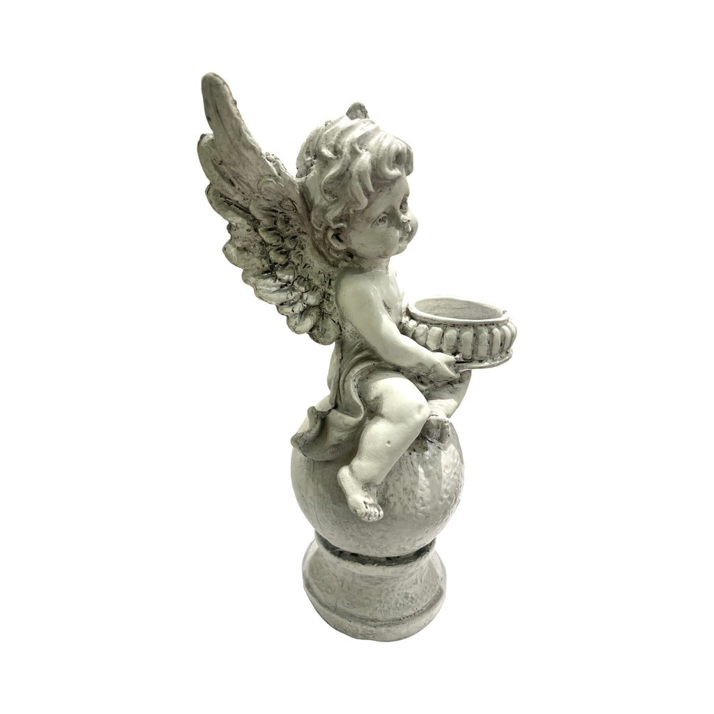 Claire - Cherub Décor Sculpture with Holder