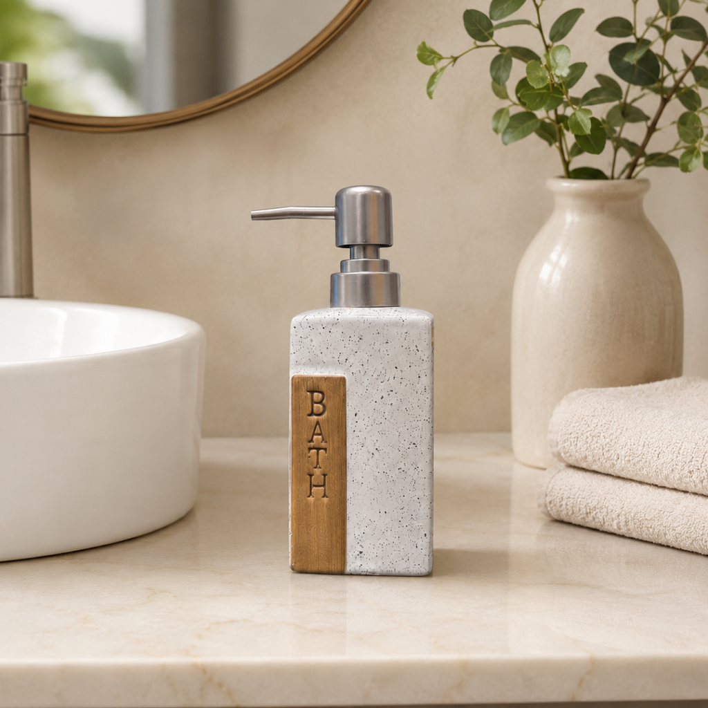 Soap Dispenser - Speckled White