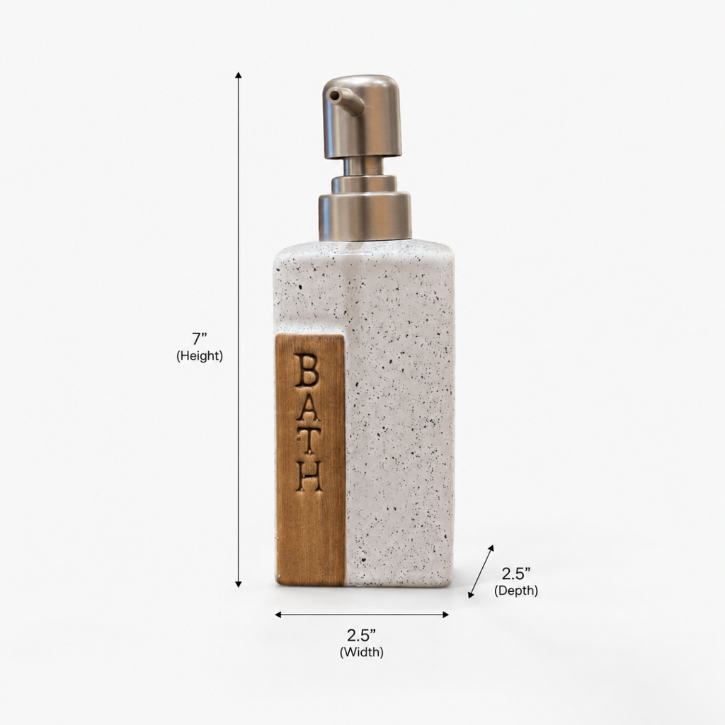 Soap Dispenser - Speckled White