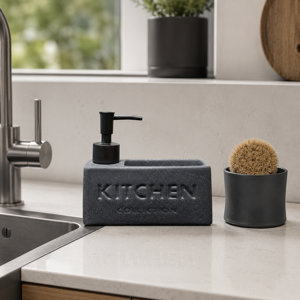 Soap Dispenser - Black Kitchen Collection