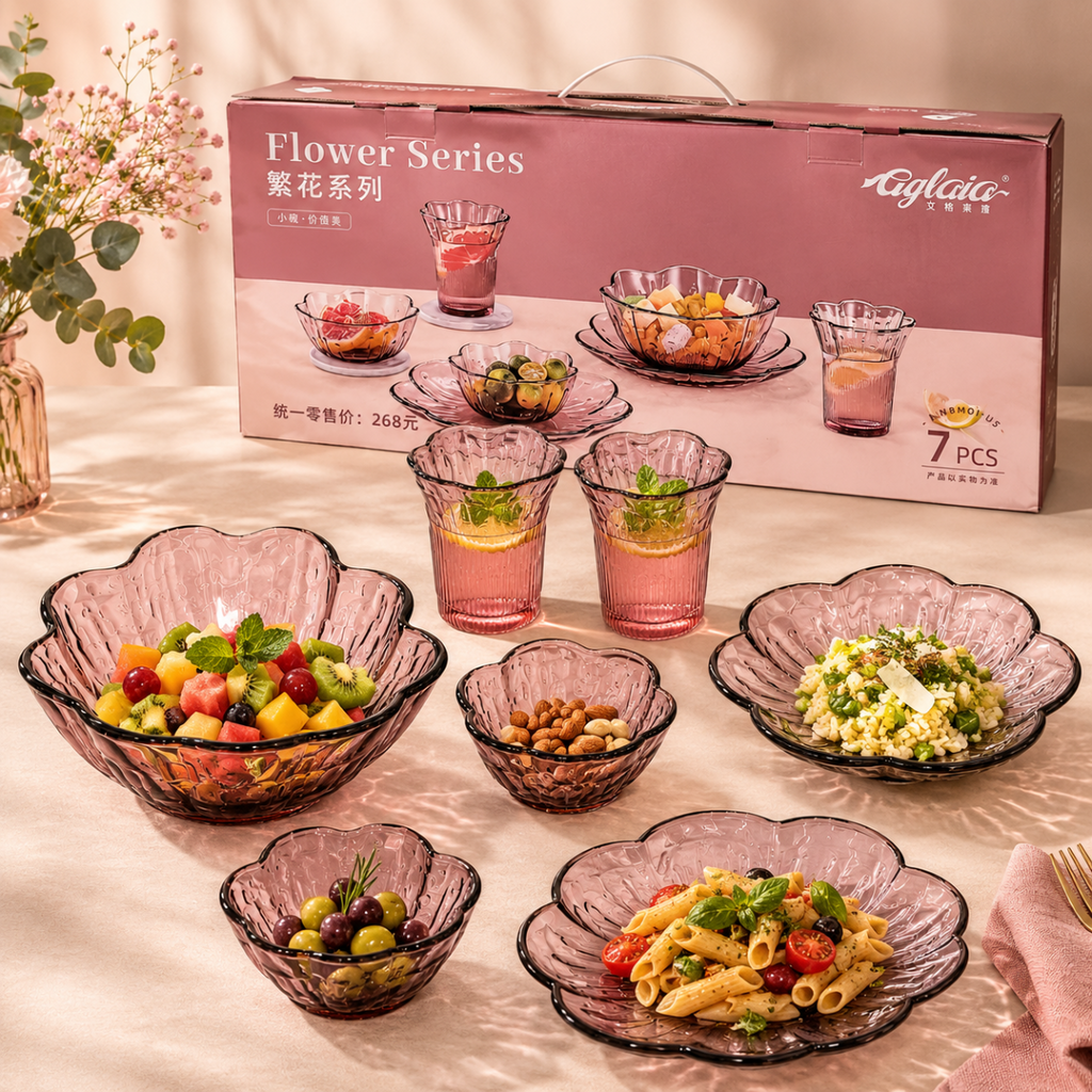 Snack Set - Blush Pink S07