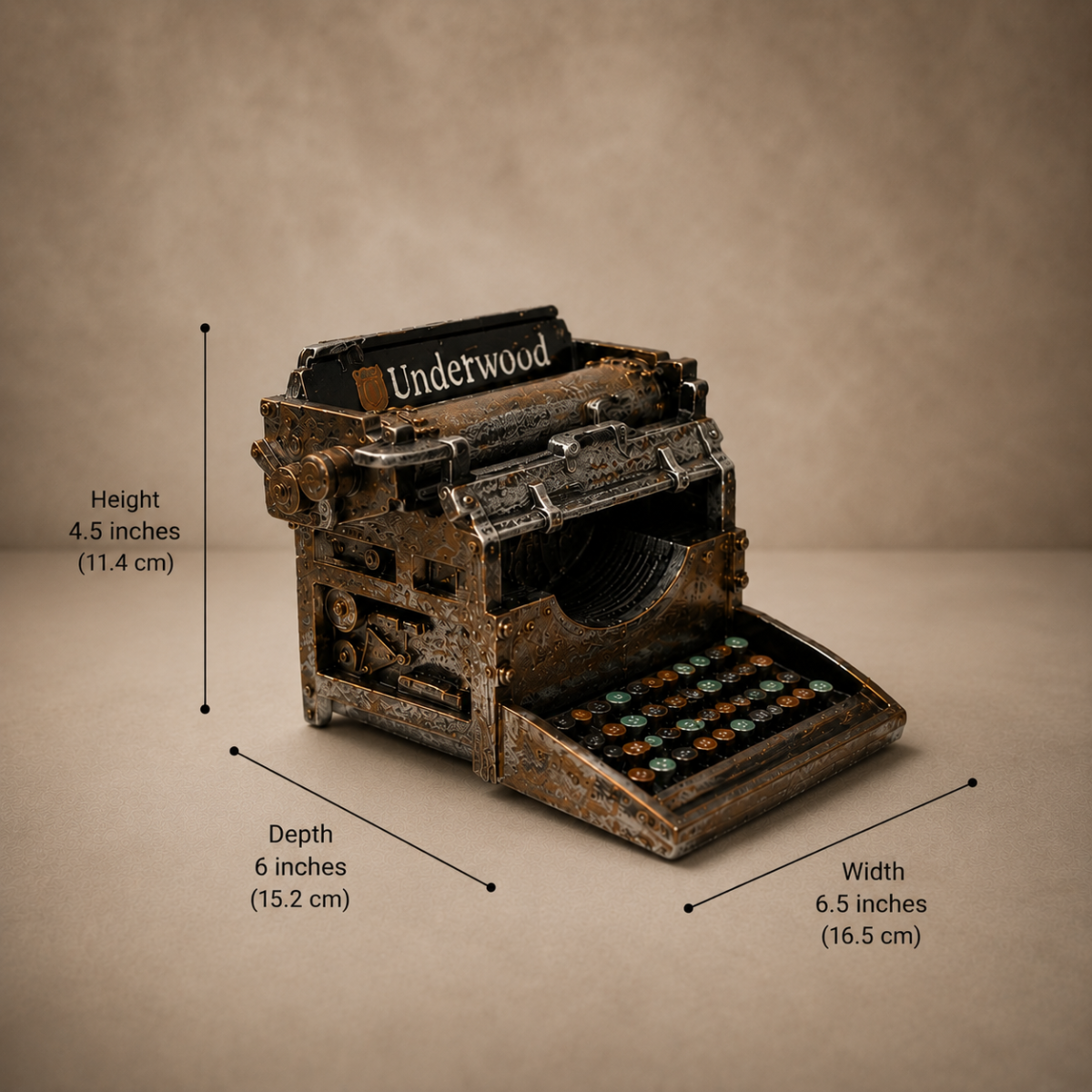Décor - Vintage Underwood Typewriter Accent