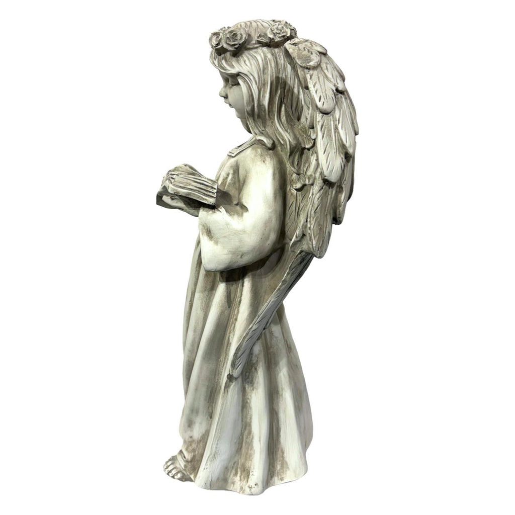 Decor - White Angel With Book