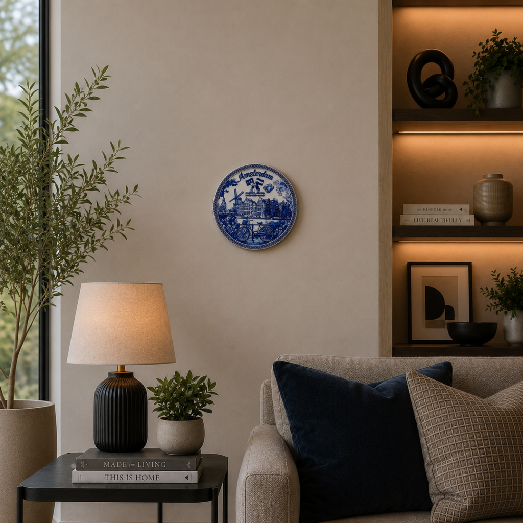 Décor Plate - Embossed World (Amsterdam)