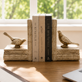 Bookend Bird on Books