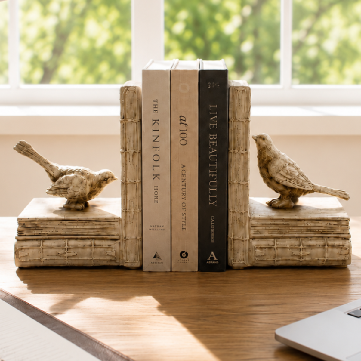 Bookend Bird on Books