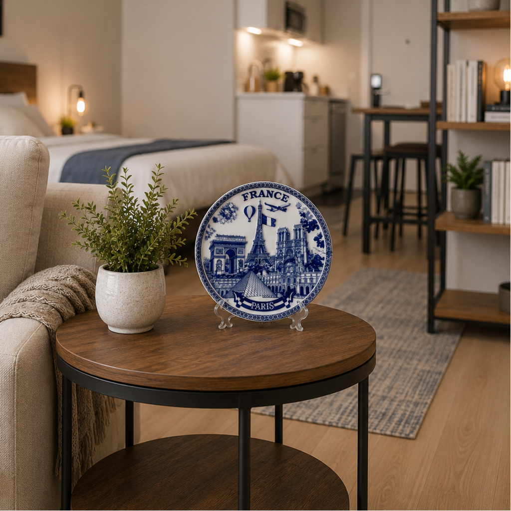 Décor Plate - Embossed World (France)