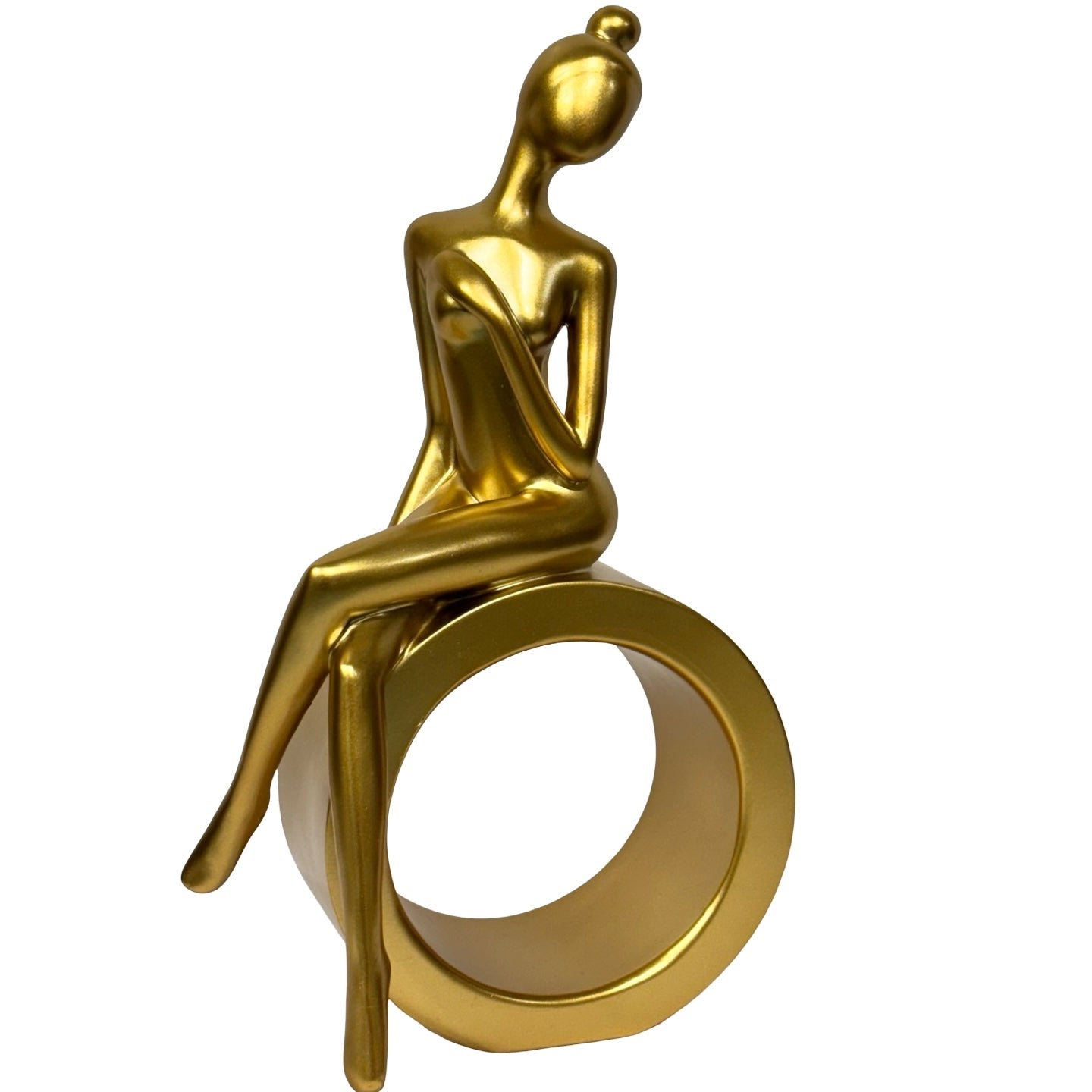 Figurine of Sitting Gold Lady