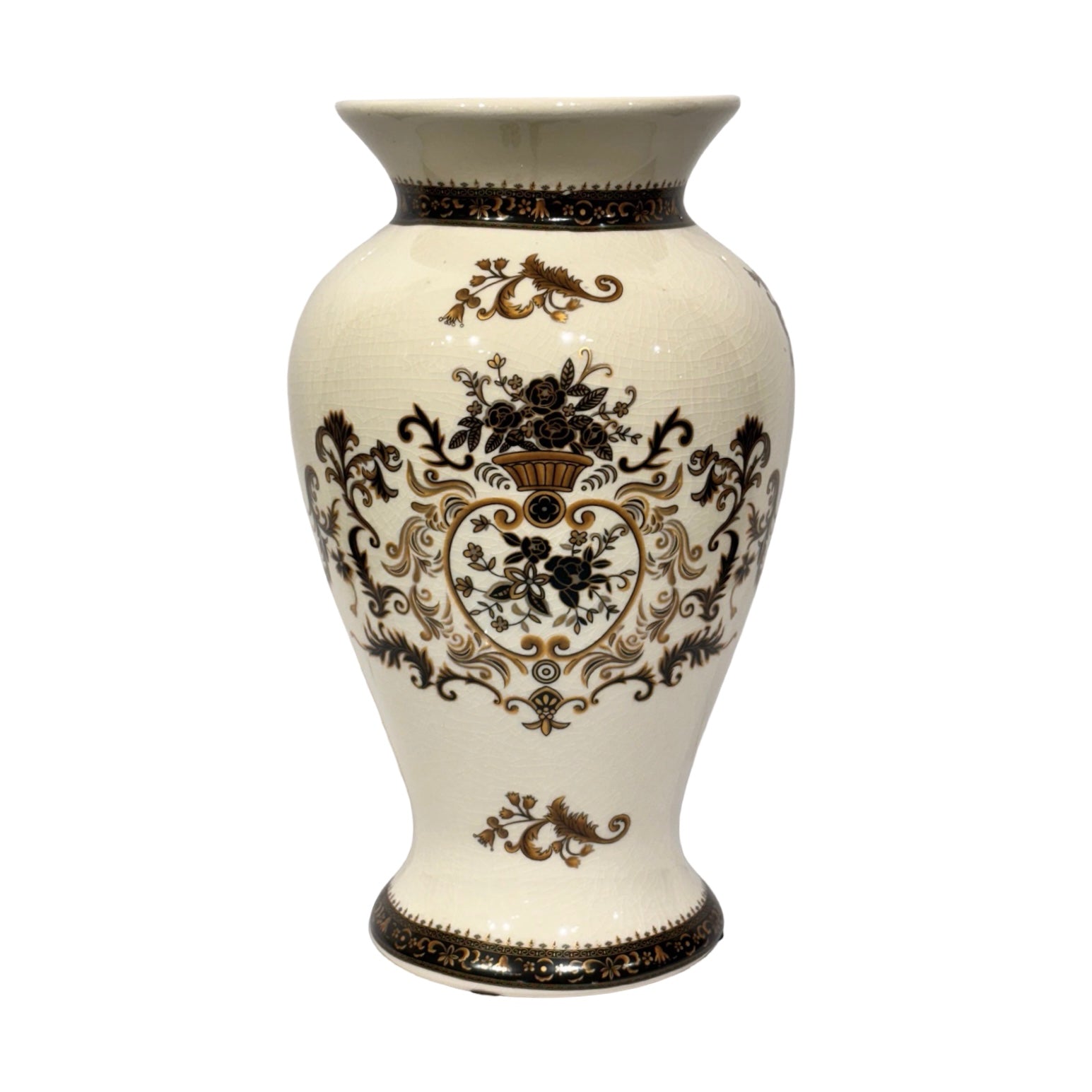 Georgia Ivory & Brown Vase