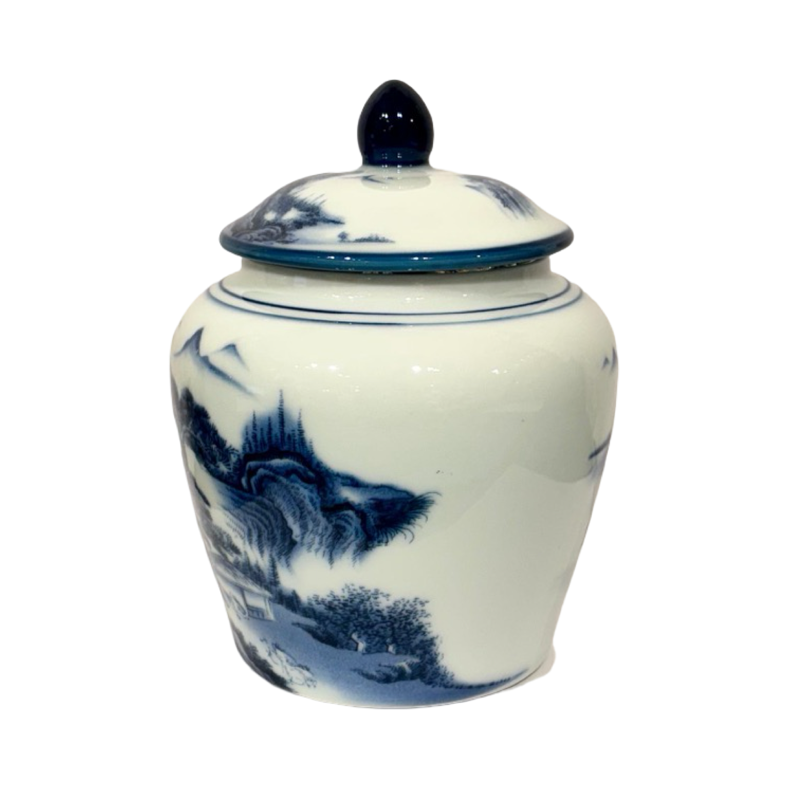 Decorative Jar - Blue Mandarin (B)