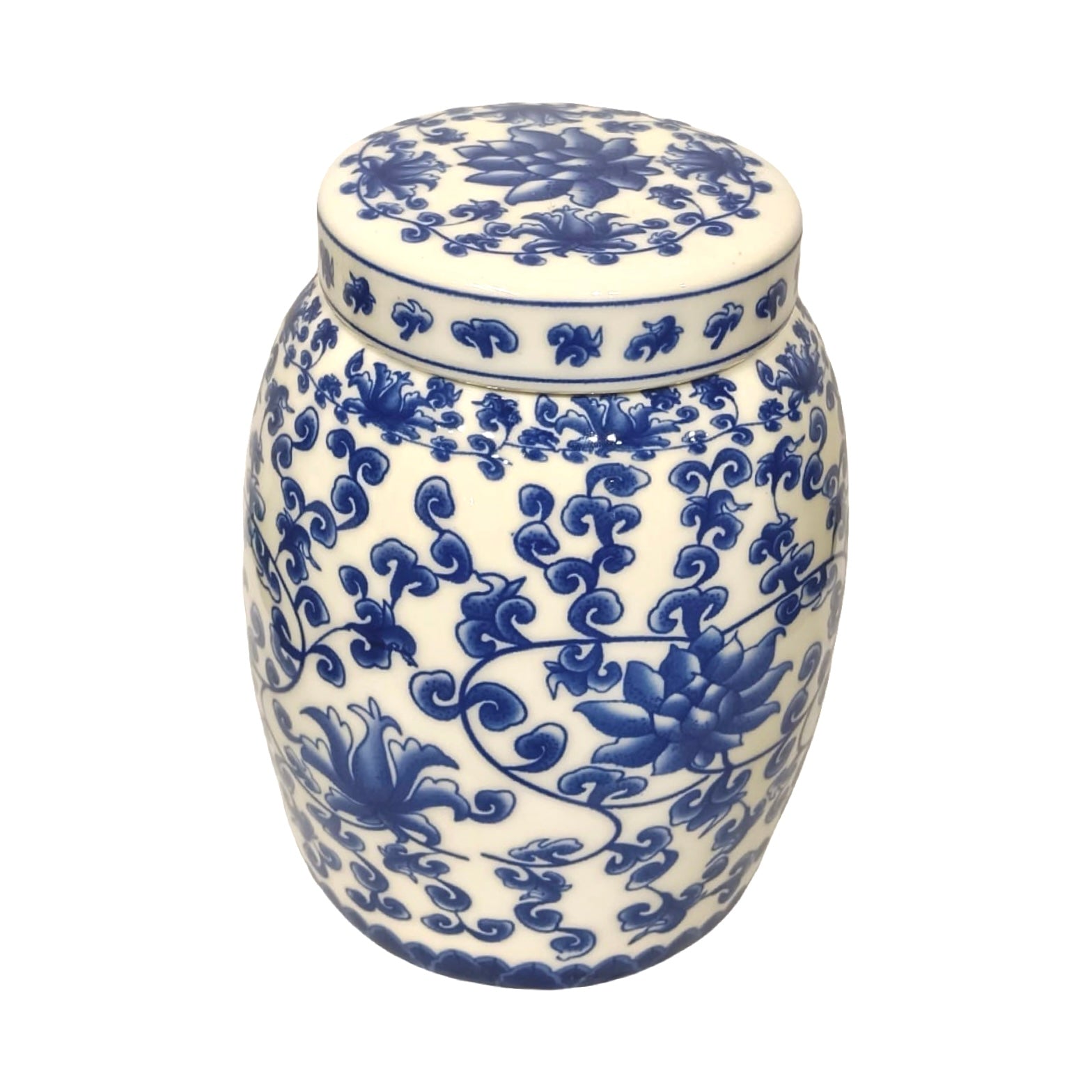 Decorative Jar - Blue Mandarin (A)