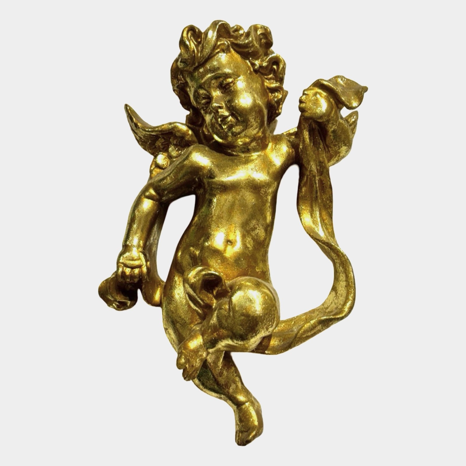Wall Decor Gold Cherub (B)