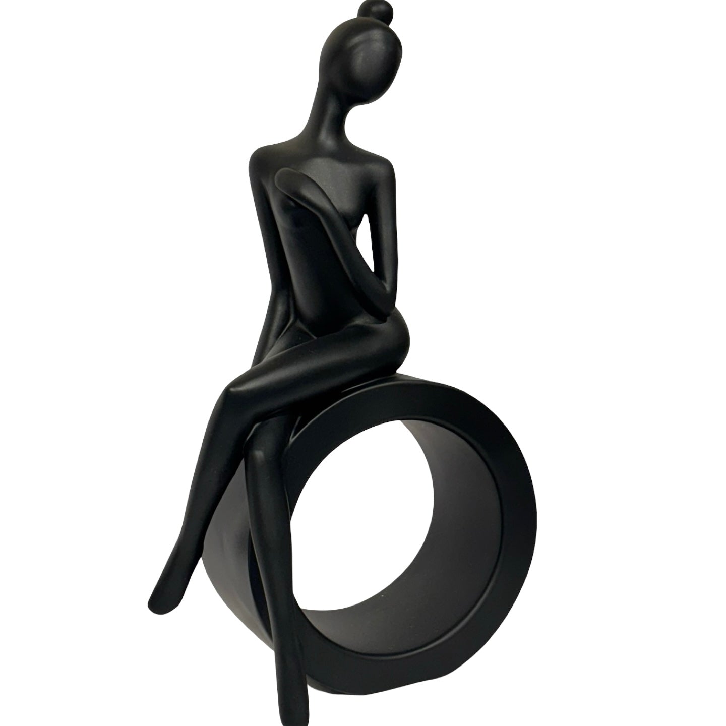 Figurine of Sitting Black Lady