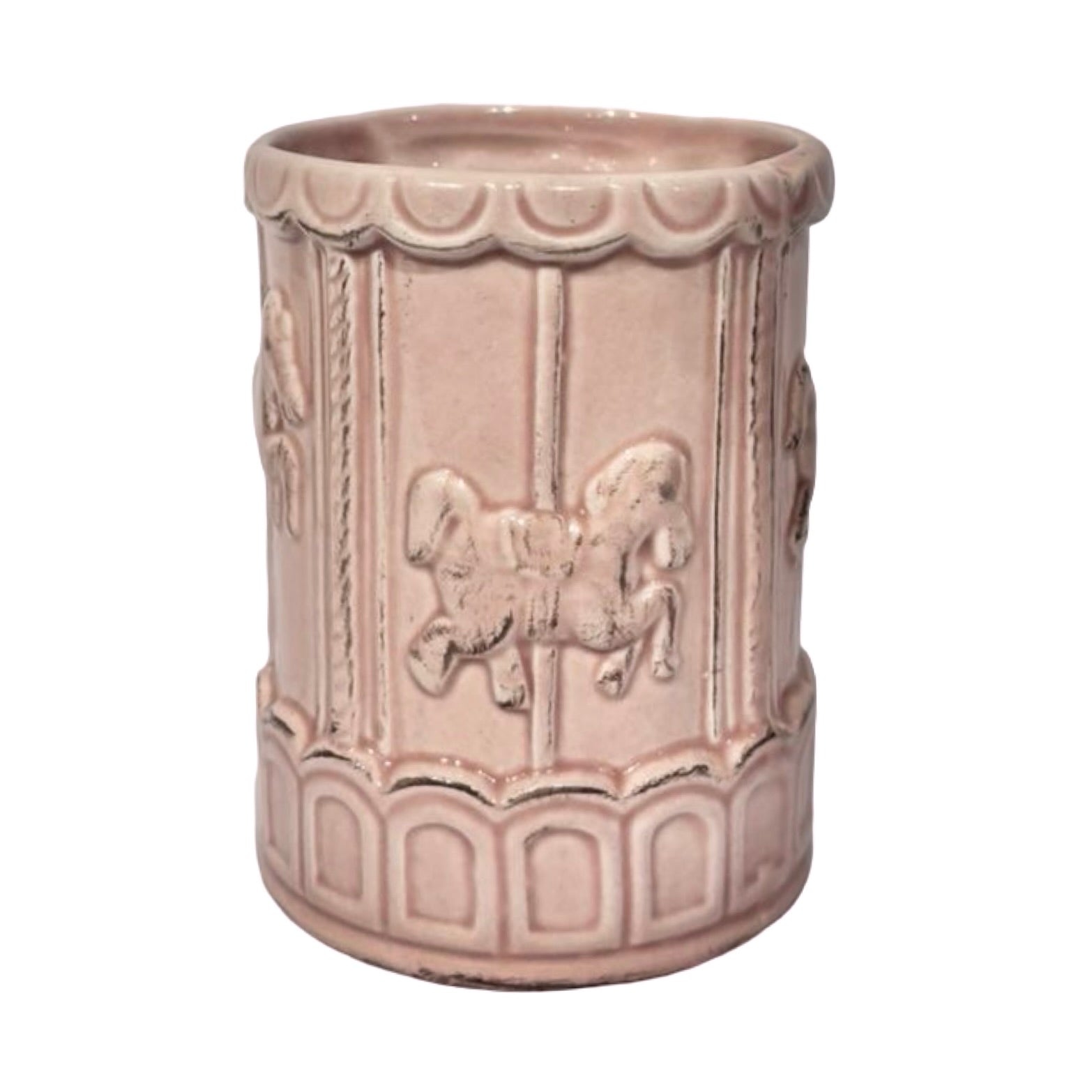 Bath Set Playful Horse in Pink
