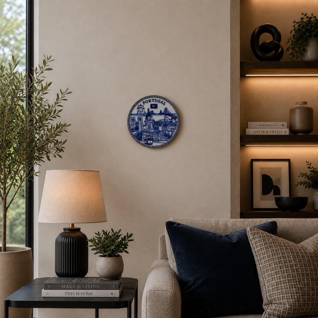 Décor Plate - Embossed World (Portugal)