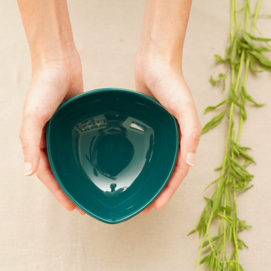 Elegance Snack Bowl Emerald