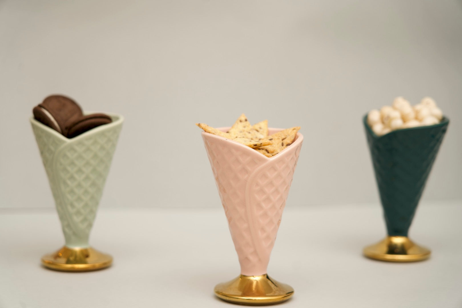 Elegance Cone Serve Green