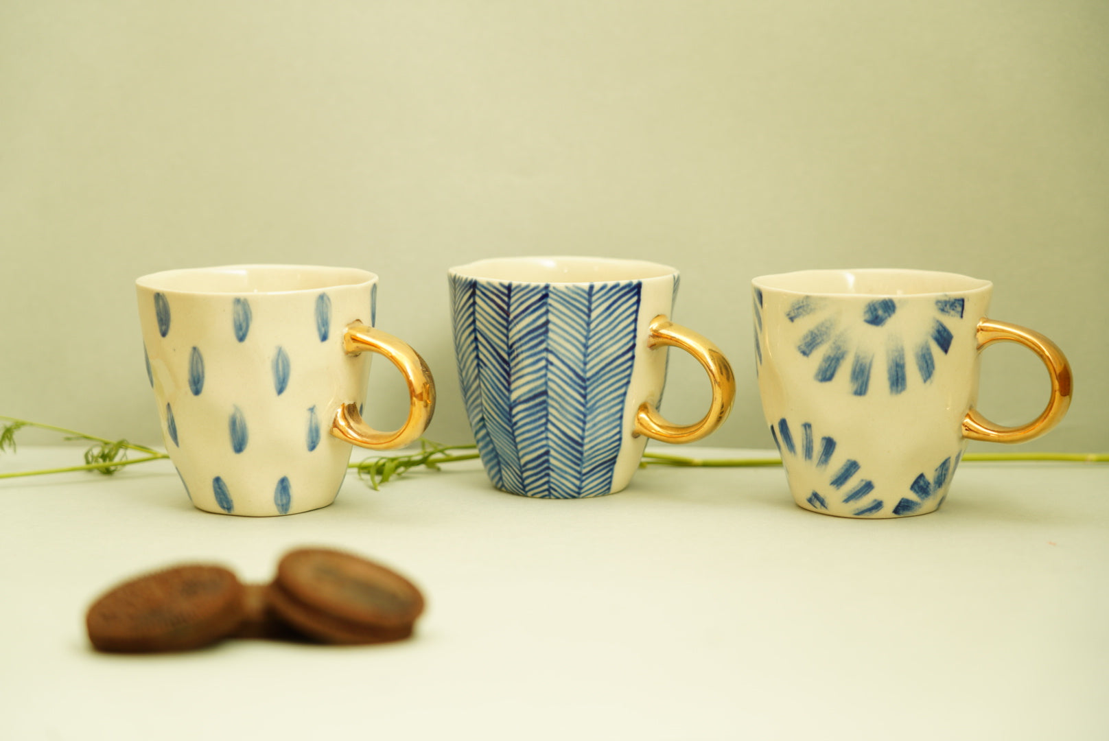 Estellle Mug Flower Blue