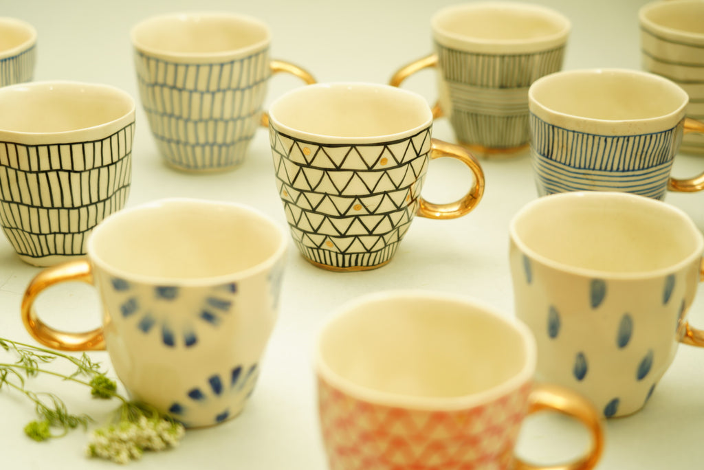 Estelle Mug Single Stripes Black