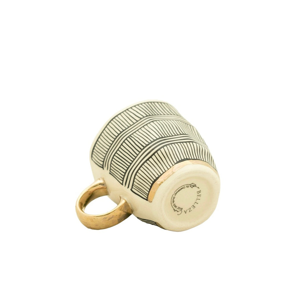 Estelle Mug Double Stripes Black