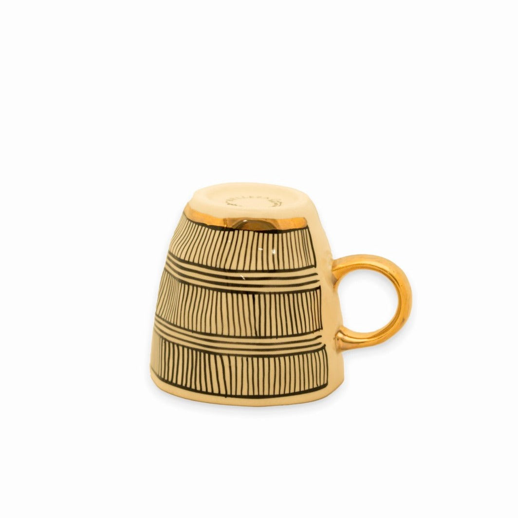 Estelle Mug Double Stripes Black